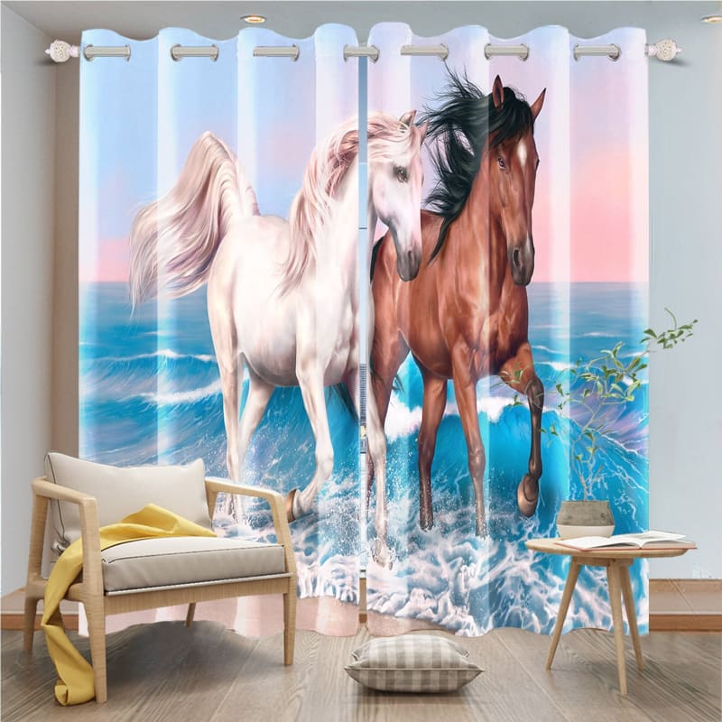 Horse racing curtains - Dream Horse