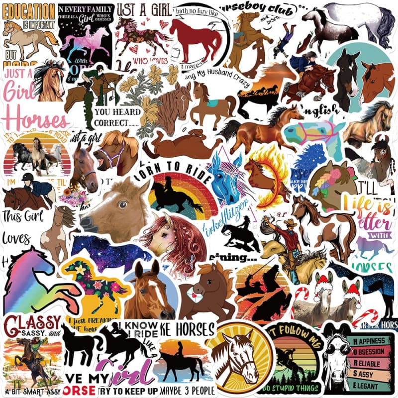 Horse racing stickers - Dream Horse