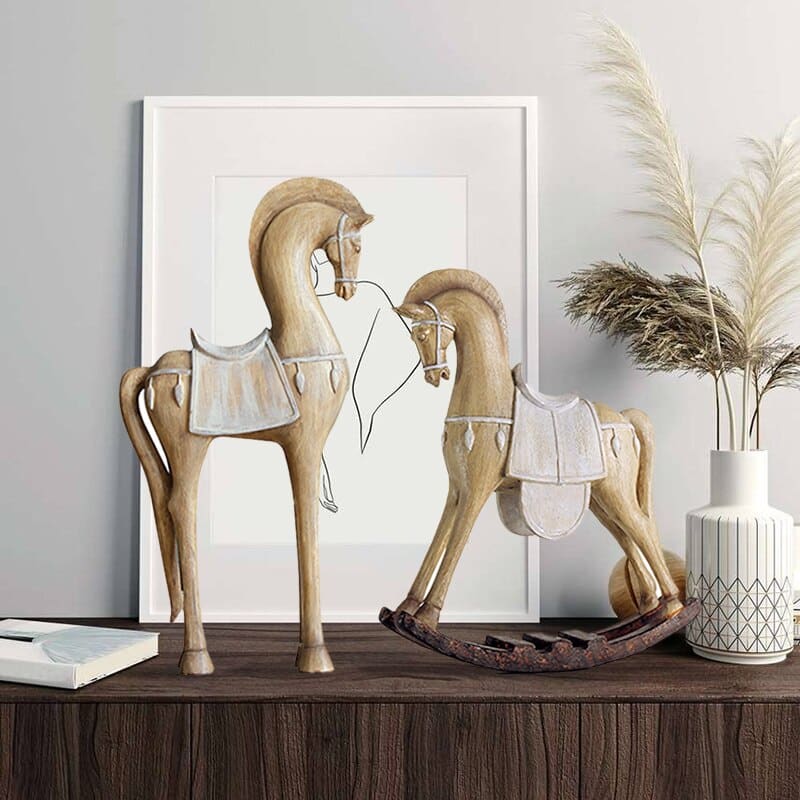Horse sculpture wood - Dream Horse