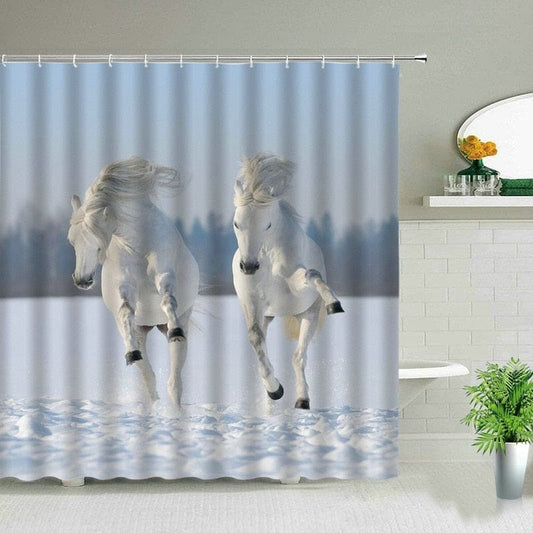 Horse shower curtain cheap - Dream Horse