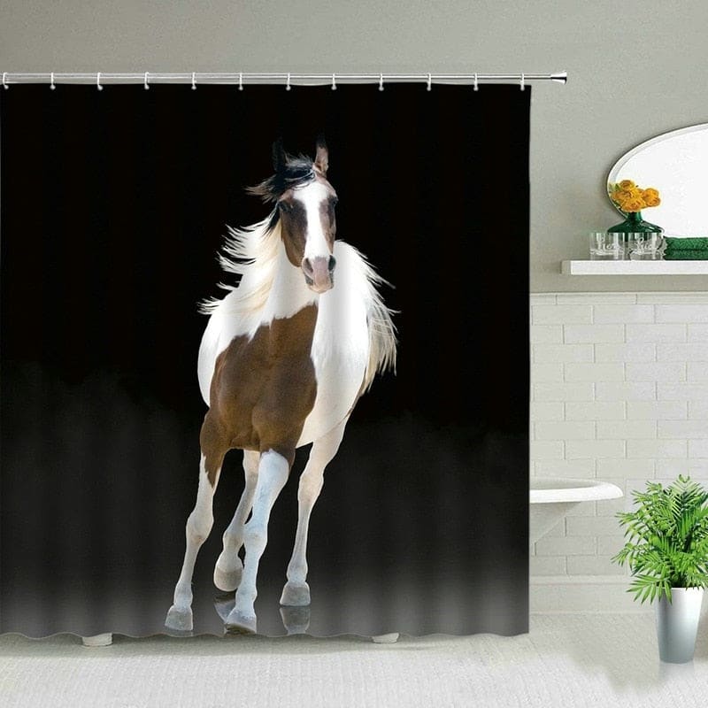 Horse shower curtain (Polyester) - Dream Horse