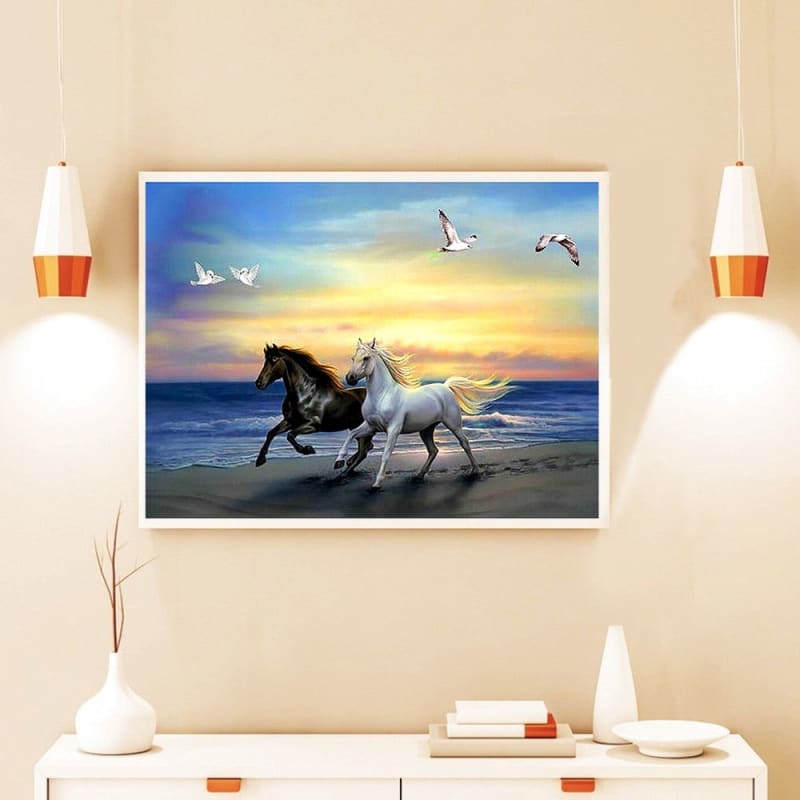 Horse silhouette painting - Dream Horse