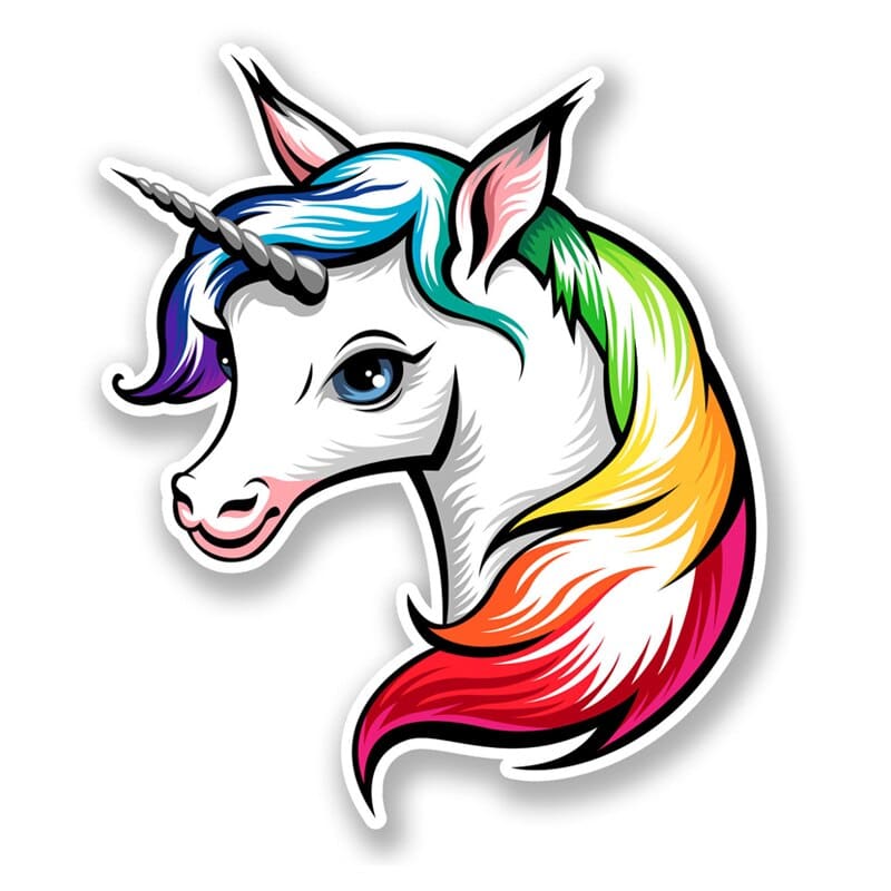 Horse vinyl stickers (Unicorn) - Dream Horse
