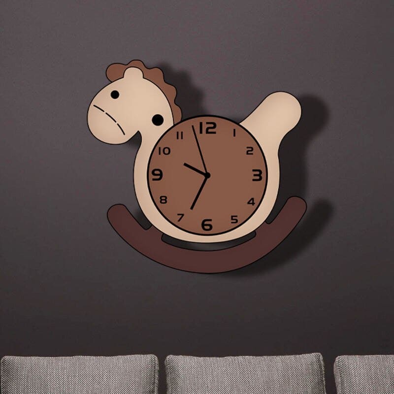 Horse wall clock modern - Dream Horse