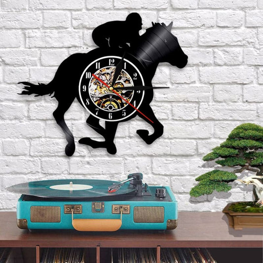 Horse wall clock (Horse race) - Dream Horse