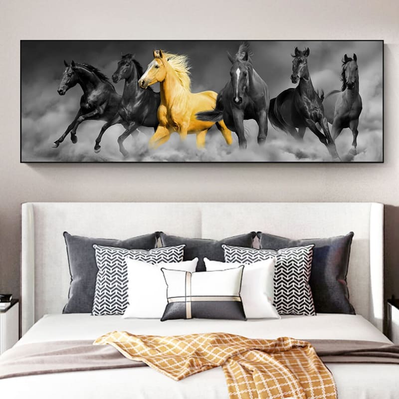 Horse wall painting for living room - Dream Horse
