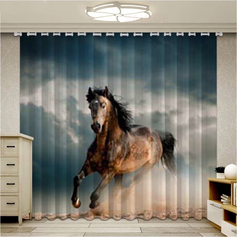 Horse window curtains - Dream Horse