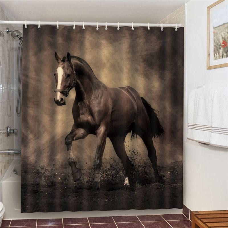 Horses curtains (shower) - Dream Horse