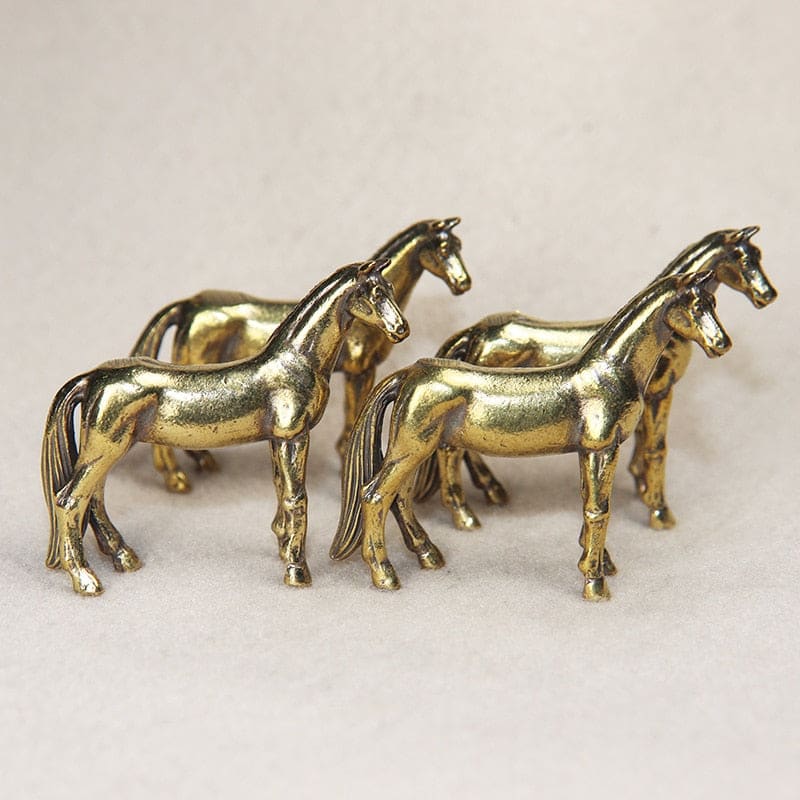 Horses sculpture in brass - Dream Horse