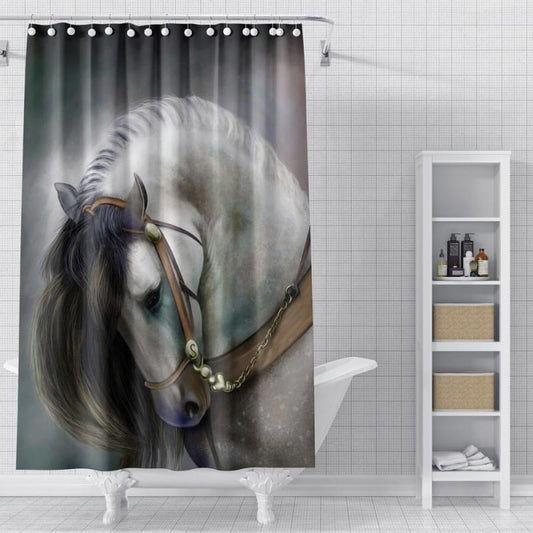 Horses shower curtain (Bathroom Decor) - Dream Horse