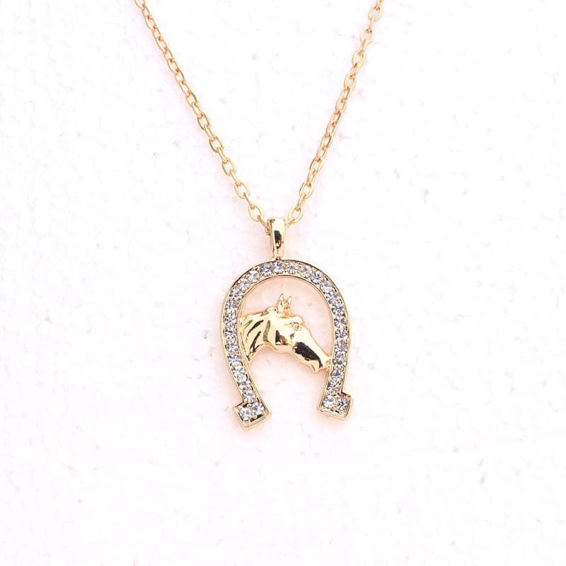 horseshoe chain necklace - Dream Horse