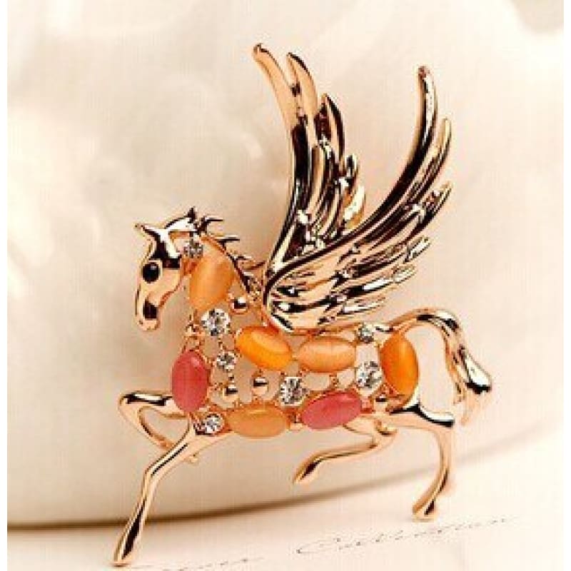 Korean horse brooch (luxury) - Dream Horse