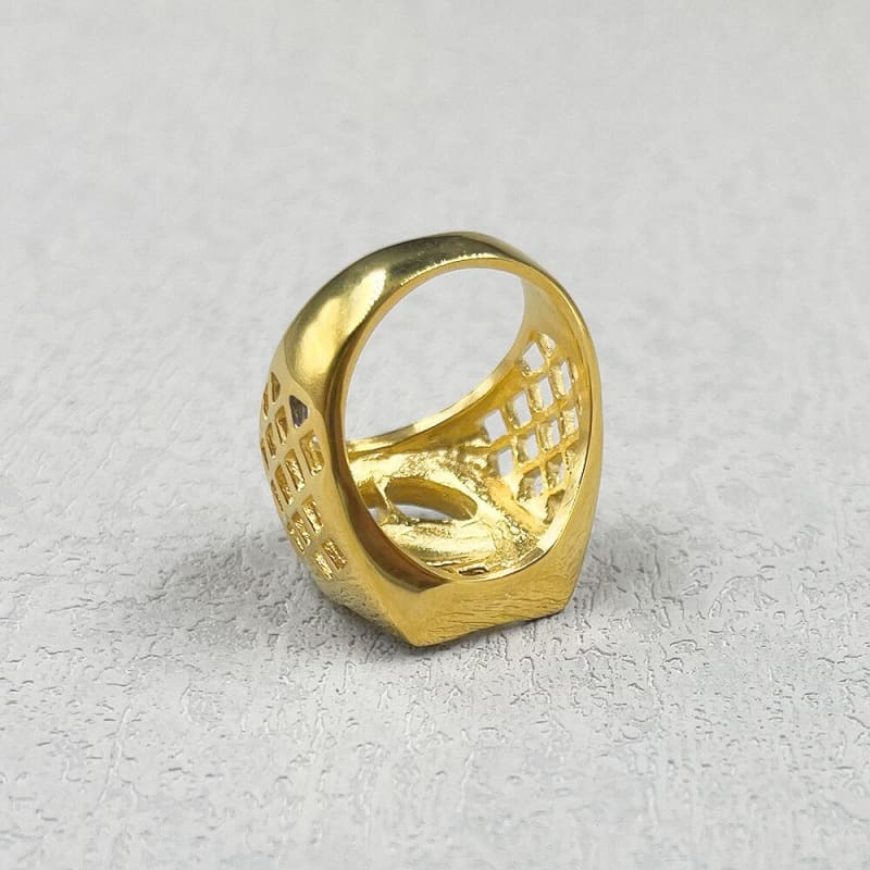 Men’s 14k gold horseshoe rings - Dream Horse