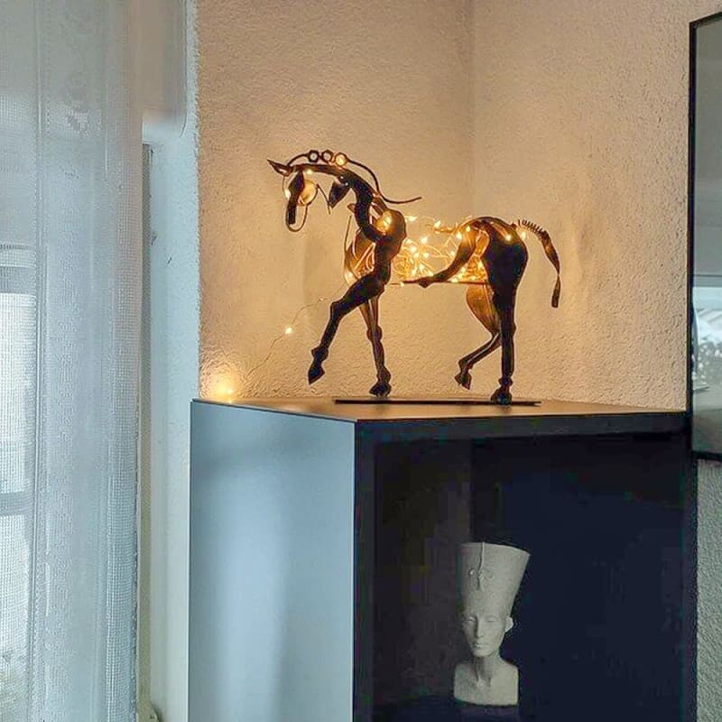 Metal horse lamp - Dream Horse