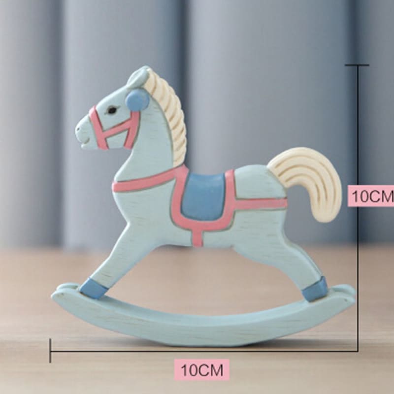Painted wooden rocking horse (Home Decor) - Dream Horse