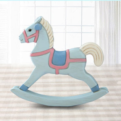 Painted wooden rocking horse (Home Decor) - Dream Horse
