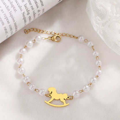 Pearl horse bracelet - Dream Horse
