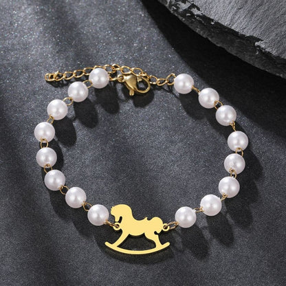 Pearl horse bracelet - Dream Horse