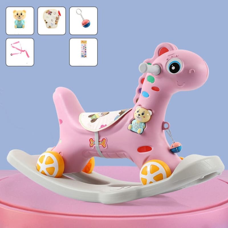 Pink rocking horse (Baby) - Dream Horse