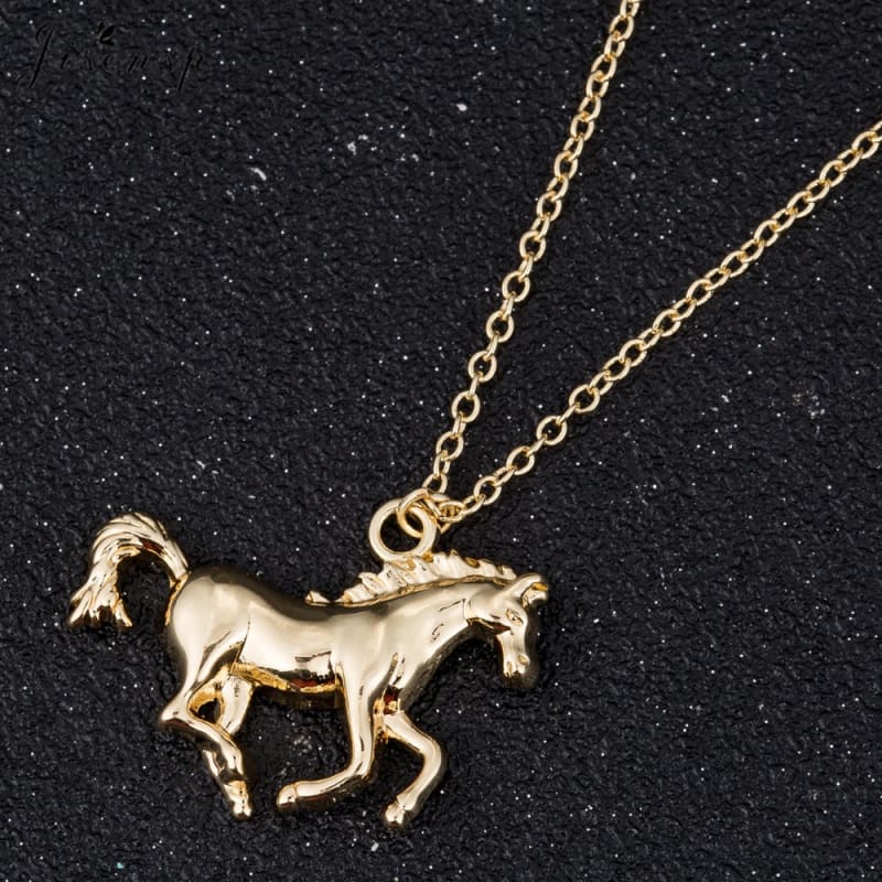 Race horse necklace (fashion necklace) - Dream Horse