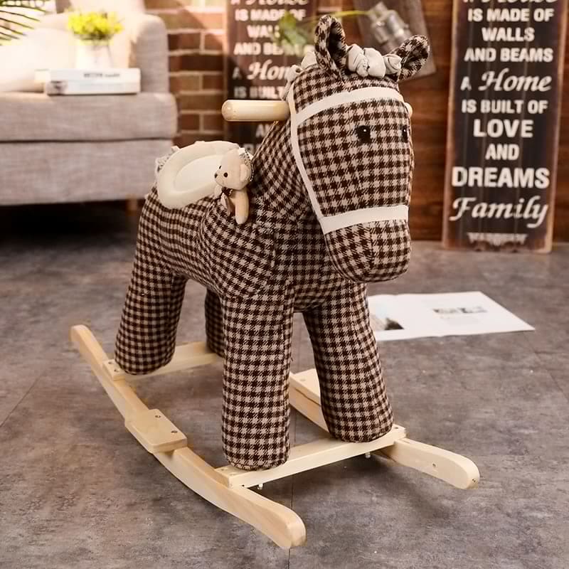 Realistic horse plush (Wooden) - Dream Horse