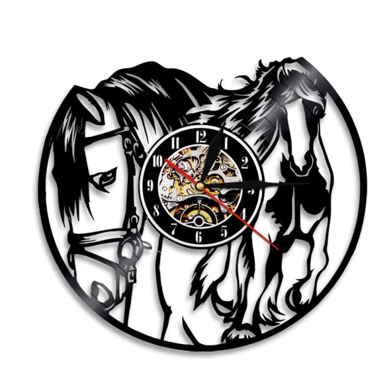 Retro horse wall clock - Dream Horse