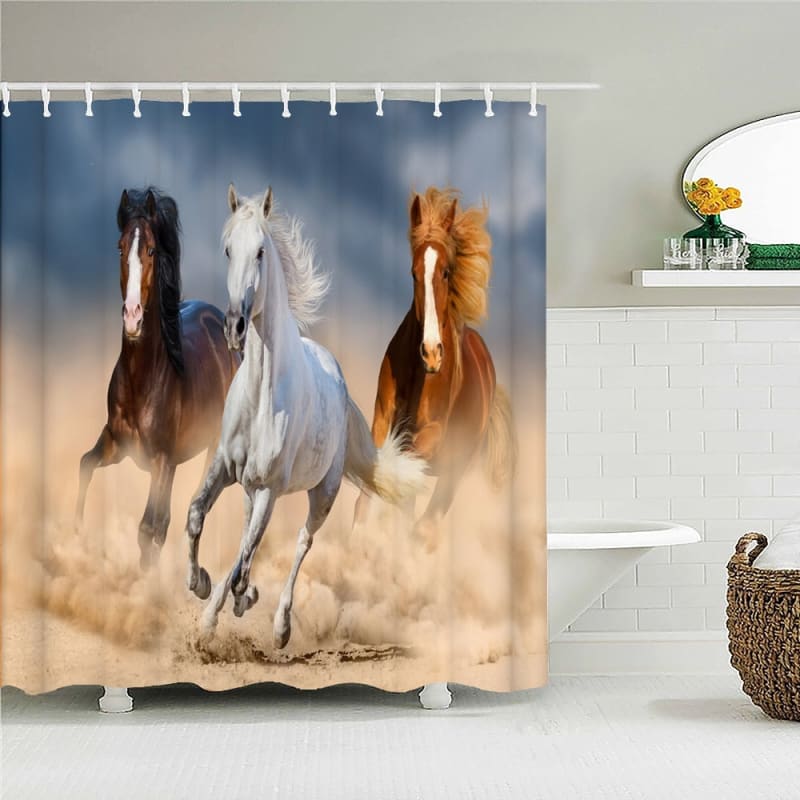Running horse shower curtain - Dream Horse