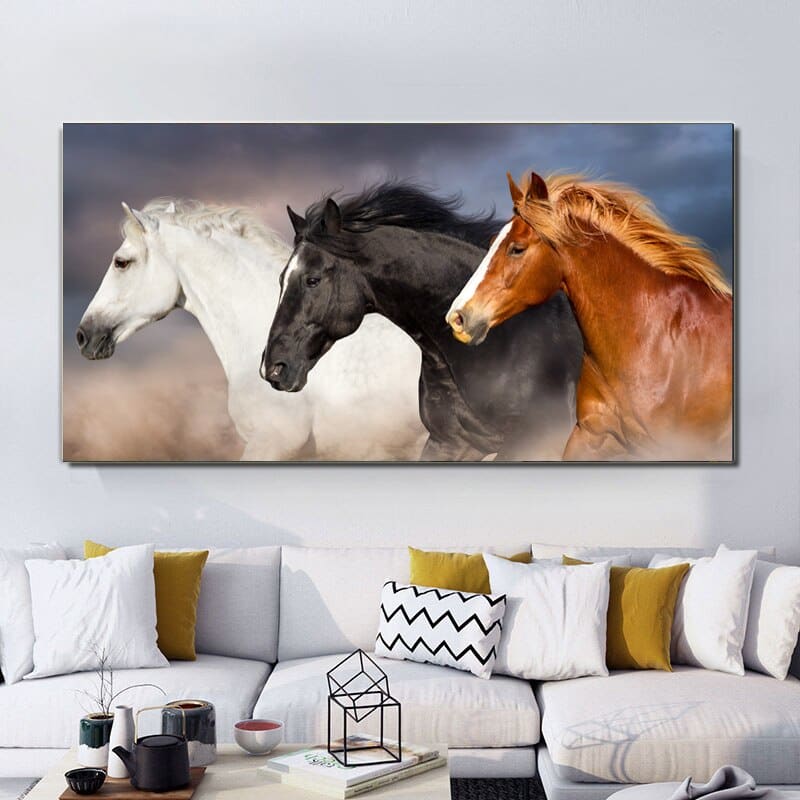 Running horse wall painting - Dream Horse