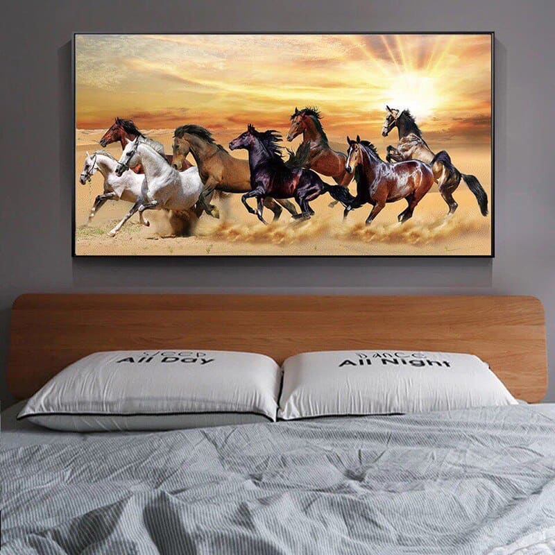 Running horses canvas wall art - Dream Horse