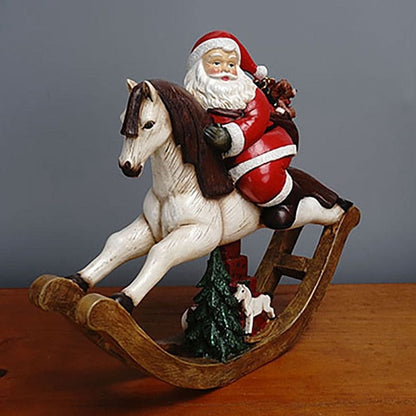 Santa Horse Statue - Dream Horse