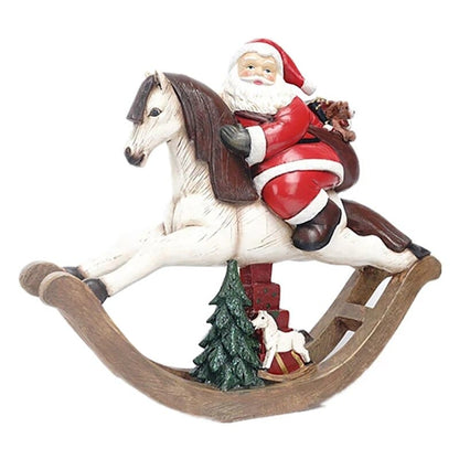 Santa Horse Statue - Dream Horse