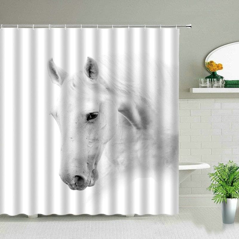 Shower curtain horse design - Dream Horse