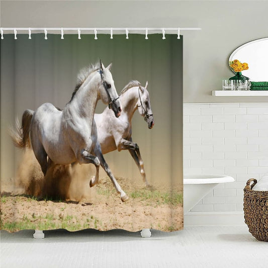 Shower curtain with horses - Dream Horse