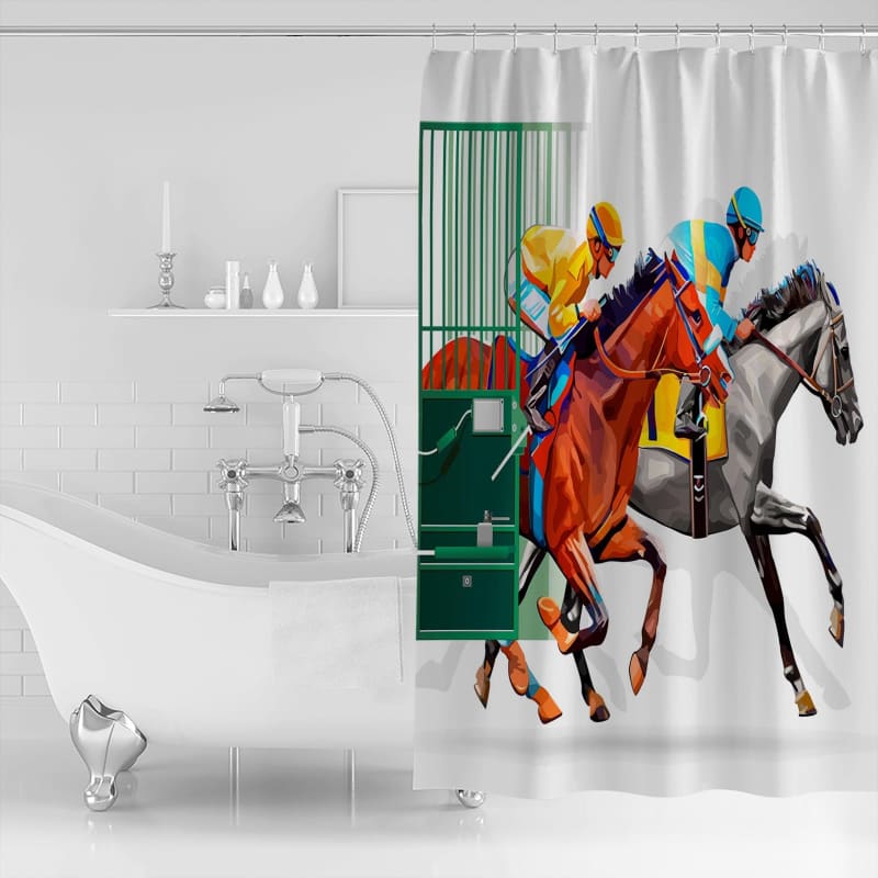 Shower curtains with horses on them - Dream Horse