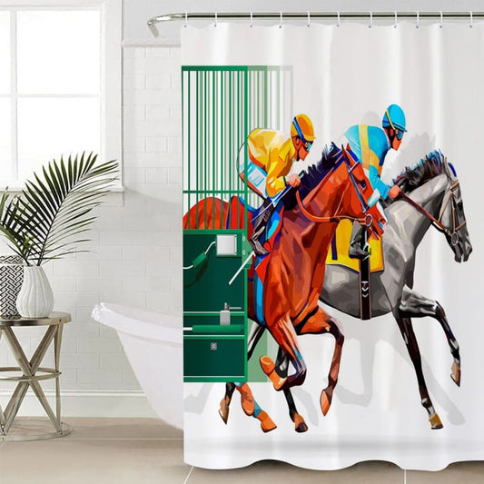 Shower curtains with horses on them - Dream Horse