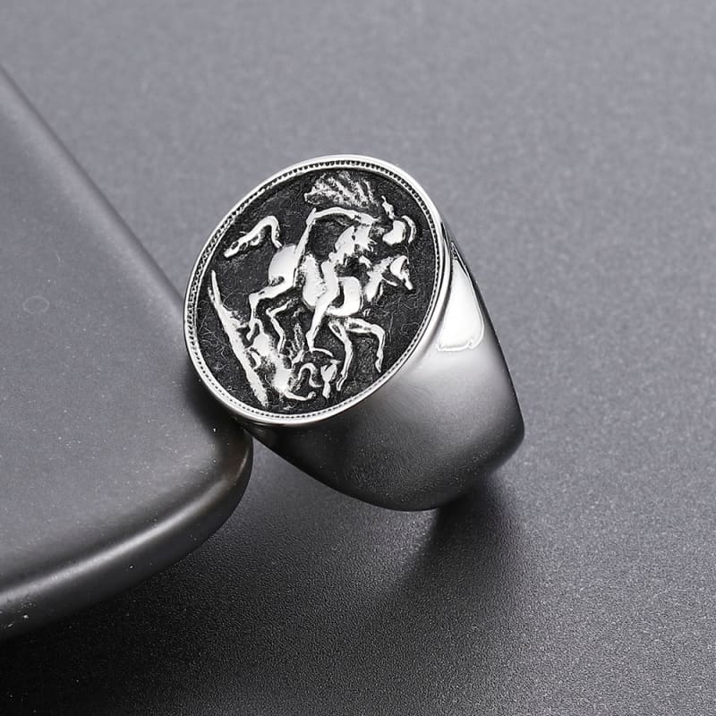Silver horse ring (men) - Dream Horse