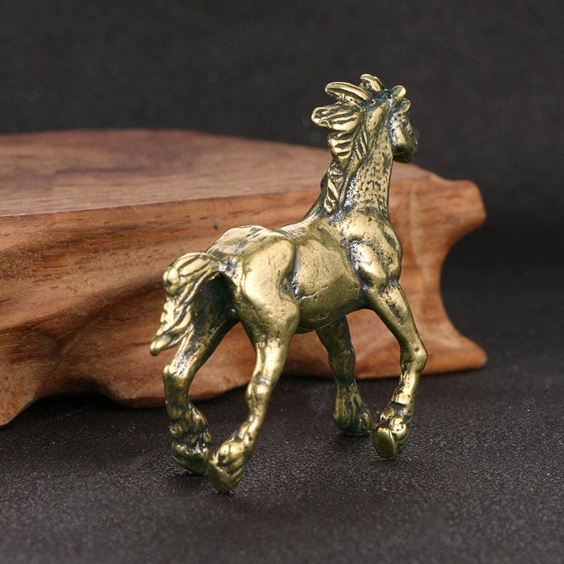 Small brass horse figurine - Dream Horse
