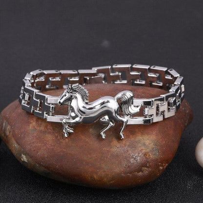 Stainless steel horse bracelet (Girl) - Dream Horse