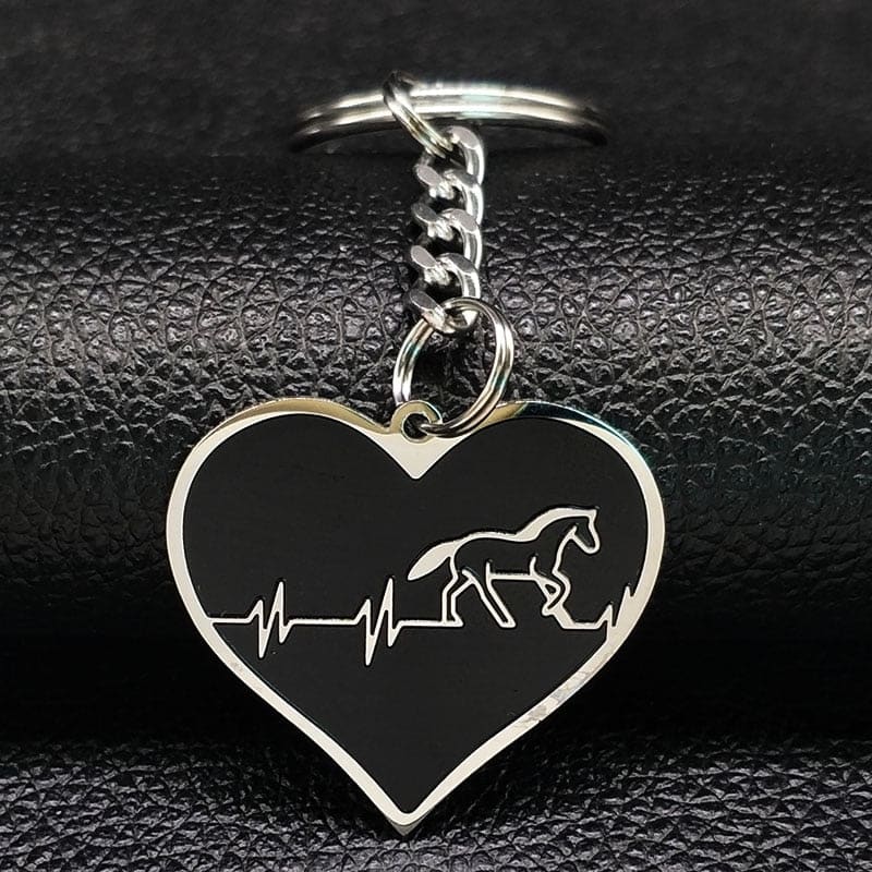 Stainless steel horse keychain - Dream Horse