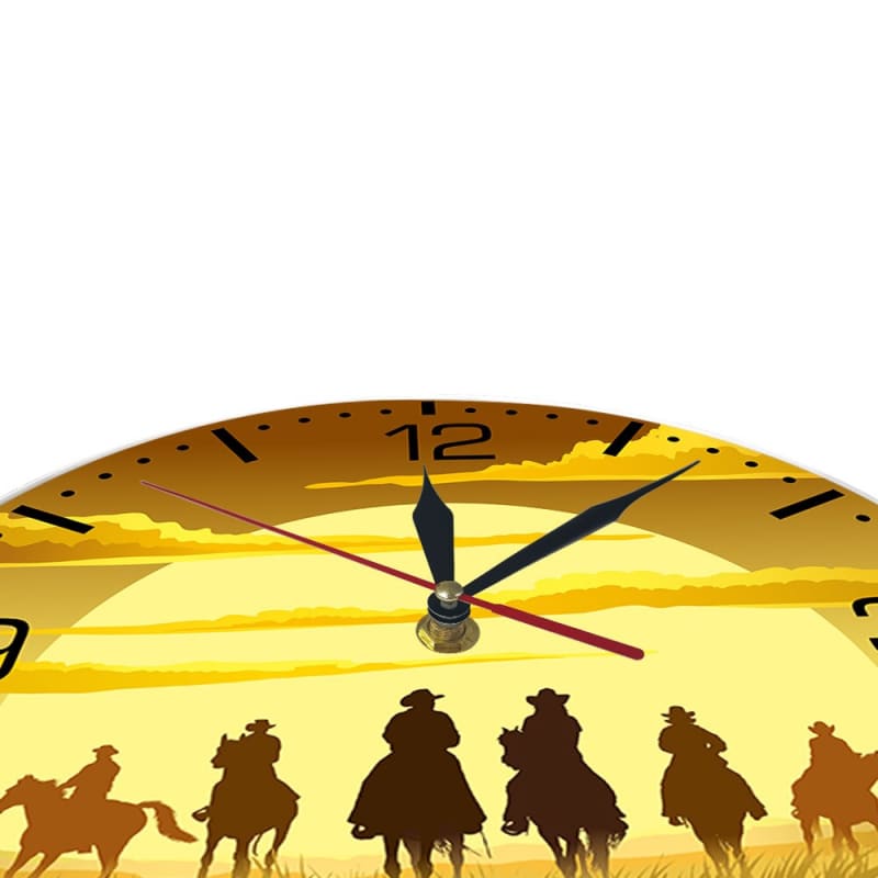 Sunset horse wall clock - Dream Horse