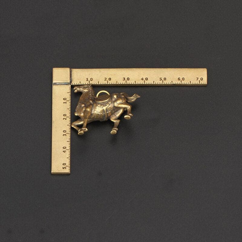 Vintage brass horse figurine - Dream Horse