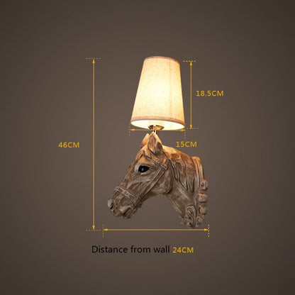 Vintage ceramic horse lamp - Dream Horse