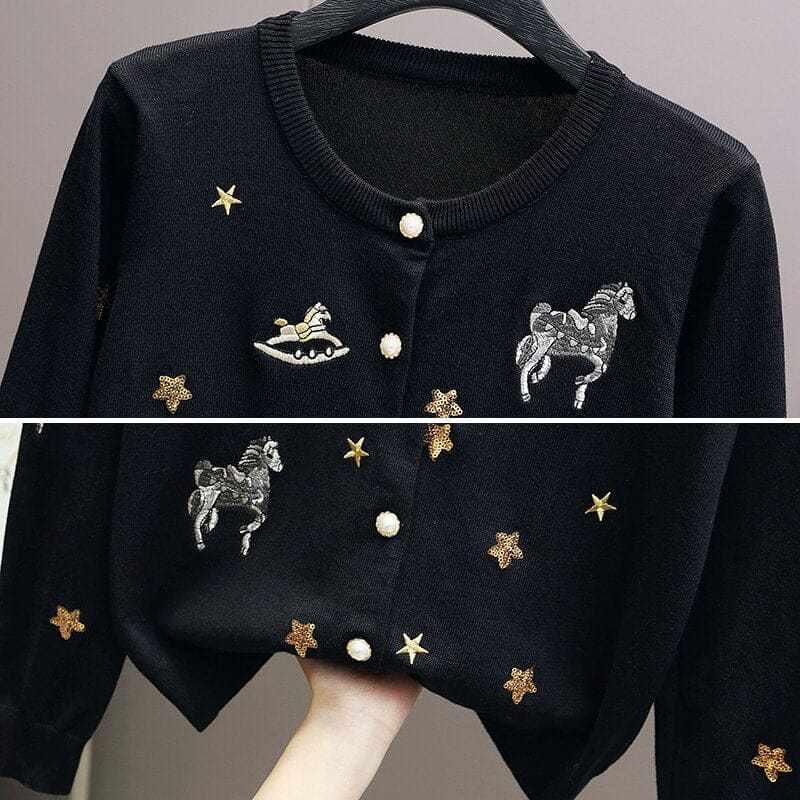 Vintage horse sweater - Dream Horse