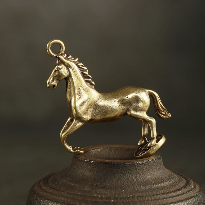 Vintage leather horse figurine - Dream Horse