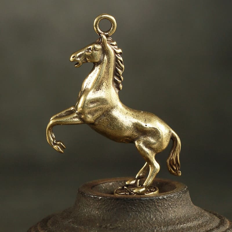 Vintage leather horse figurine - Dream Horse
