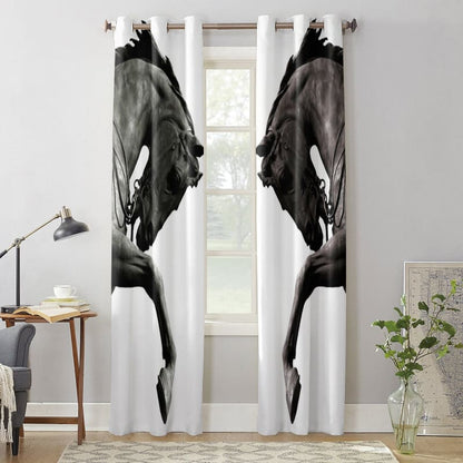 Western curtains (symmetrical) - Dream Horse
