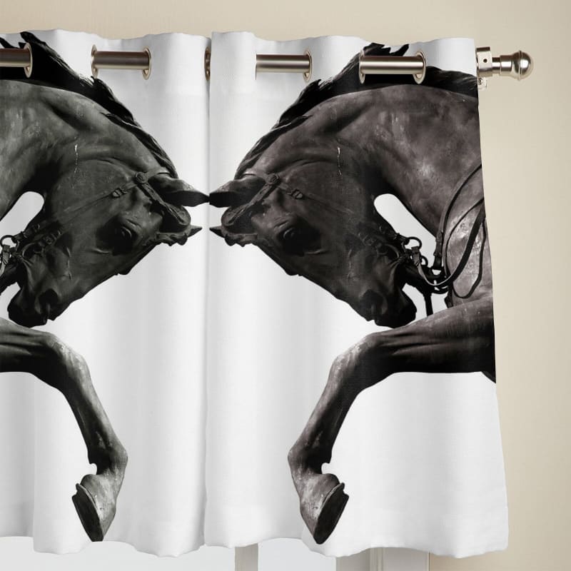 Western curtains (symmetrical) - Dream Horse