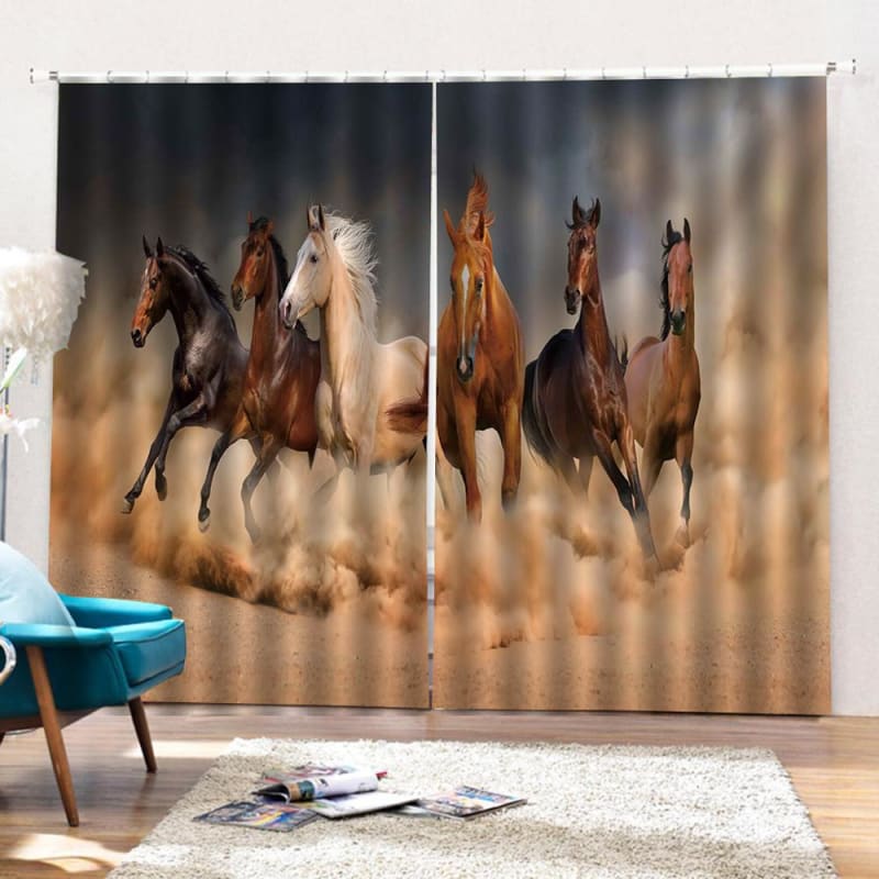 Western horse curtains - Dream Horse