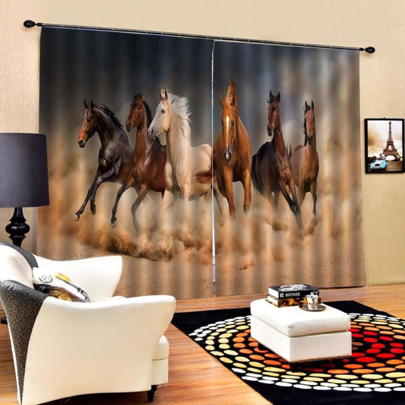 Western horse curtains - Dream Horse