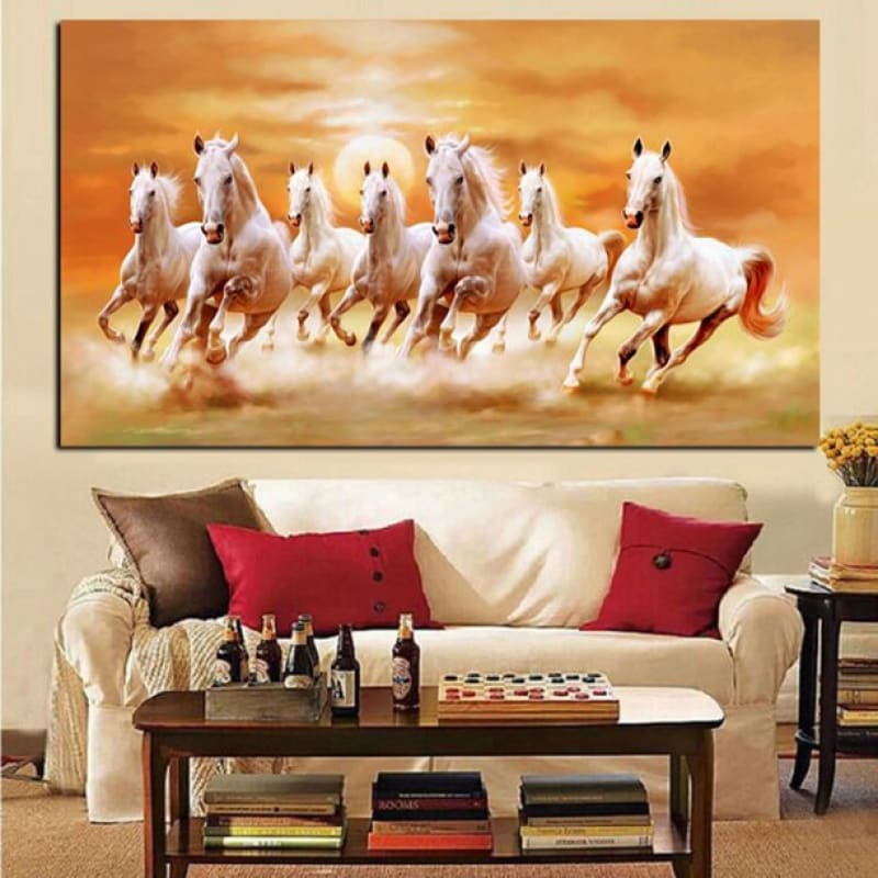 White horse wall art - Dream Horse